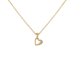0.05ct Lab Grown Diamond Necklaces in 18kt Gold Vermeil | GEMSURE