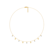 0.32ct Lab Grown Diamond Necklaces in 18kt Gold Vermeil | GEMSURE