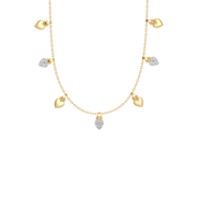 0.32ct Lab Grown Diamond Necklaces in 18kt Gold Vermeil | GEMSURE