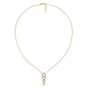 0.46ct Lab Grown Diamond Necklaces in 18kt Gold Vermeil | GEMSURE
