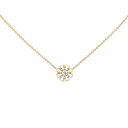 0.29ct Lab Grown Diamond Necklaces in 18kt Gold Vermeil | GEMSURE