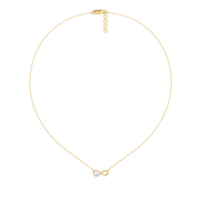 0.06ct Lab Grown Diamond Necklaces in 18kt Gold Vermeil | GEMSURE