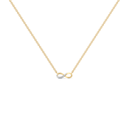 0.06ct Lab Grown Diamond Necklaces in 18kt Gold Vermeil | GEMSURE