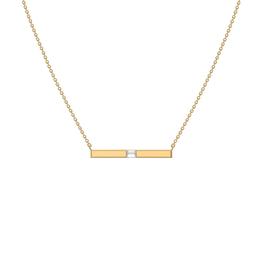 0.07ct Lab Grown Diamond Necklaces in 18kt Gold Vermeil | GEMSURE