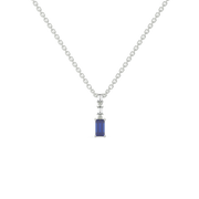 0.15ct Lab Grown Diamond Necklaces in 18kt Gold Vermeil | GEMSURE