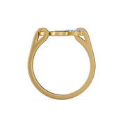 0.07ct Lab Grown Diamond Rings in 18kt Gold Vermeil | GEMSURE