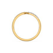 0.12ct Lab Grown Diamond Rings in 18kt Gold Vermeil | GEMSURE