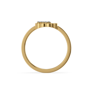 0.1ct Lab Grown Diamond Rings in 18kt Gold Vermeil | GEMSURE