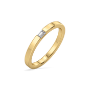 0.07ct Lab Grown Diamond Rings in 18kt Gold Vermeil | GEMSURE