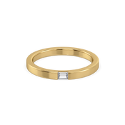 0.07ct Lab Grown Diamond Rings in 18kt Gold Vermeil | GEMSURE