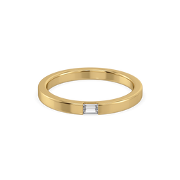 0.07ct Lab Grown Diamond Rings in 18kt Gold Vermeil | GEMSURE