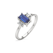0.12ct Lab Grown Diamond Rings in 18kt Gold Vermeil | GEMSURE