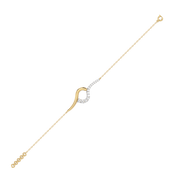 0.44ct Lab Grown Diamond Bracelets in 18kt Gold Vermeil | GEMSURE