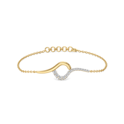0.44ct Lab Grown Diamond Bracelets in 18kt Gold Vermeil | GEMSURE