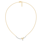 0.55ct Lab Grown Diamond Necklaces in 18kt Gold Vermeil | GEMSURE
