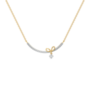 0.55ct Lab Grown Diamond Necklaces in 18kt Gold Vermeil | GEMSURE