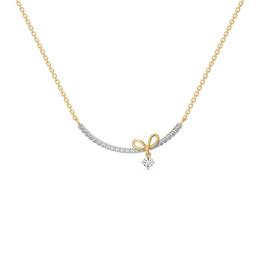 0.55ct Lab Grown Diamond Necklaces in 18kt Gold Vermeil | GEMSURE