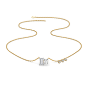 1.45ct Lab Grown Diamond Necklaces in 18kt Gold Vermeil | GEMSURE