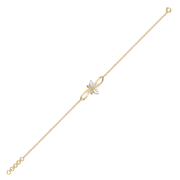 0.19ct Lab Grown Diamond Bracelets in 18kt Gold Vermeil | GEMSURE