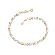 3.9ct Lab Grown Diamond Bracelets in 18kt Gold Vermeil | GEMSURE