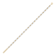 3.9ct Lab Grown Diamond Bracelets in 18kt Gold Vermeil | GEMSURE