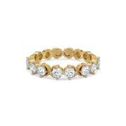 0.7ct Lab Grown Diamond Rings in 18kt Gold Vermeil | GEMSURE
