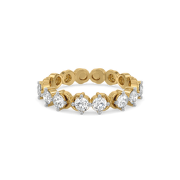 0.7ct Lab Grown Diamond Rings in 18kt Gold Vermeil | GEMSURE