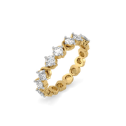 0.7ct Lab Grown Diamond Rings in 18kt Gold Vermeil | GEMSURE