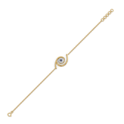 0.13ct Lab Grown Diamond Bracelets in 18kt Gold Vermeil | GEMSURE