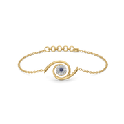 0.13ct Lab Grown Diamond Bracelets in 18kt Gold Vermeil | GEMSURE