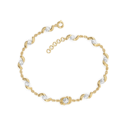 1.23ct Lab Grown Diamond Bracelets in 18kt Gold Vermeil | GEMSURE