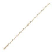 1.23ct Lab Grown Diamond Bracelets in 18kt Gold Vermeil | GEMSURE
