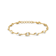 1.23ct Lab Grown Diamond Bracelets in 18kt Gold Vermeil | GEMSURE