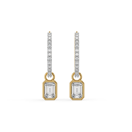2.72ct Lab Grown Diamond Earrings in 18kt Gold Vermeil | GEMSURE