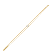 0.54ct Lab Grown Diamond Bracelets in 18kt Gold Vermeil | GEMSURE