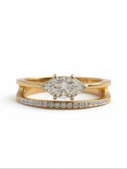 Radiant Charm Lab Diamond Ring | GEMSURE