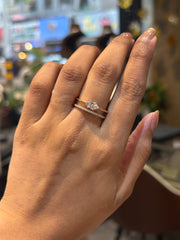 Radiant Charm Lab Diamond Ring | GEMSURE
