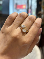 Aurora Horizon Lab Diamond Ring | GEMSURE