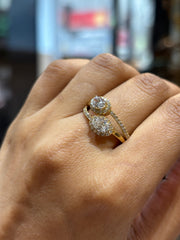 Aurora Horizon Lab Diamond Ring | GEMSURE