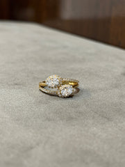 Aurora Horizon Lab Diamond Ring | GEMSURE