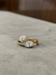 Aurora Horizon Lab Diamond Ring | GEMSURE