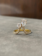 Hidden Bloom Lab Diamond Ring | GEMSURE