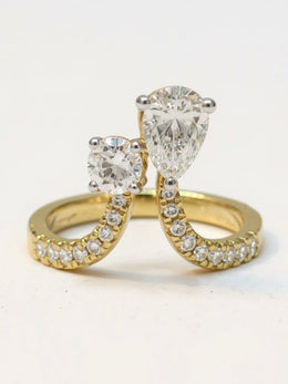 Hidden Bloom Lab Diamond Ring | GEMSURE