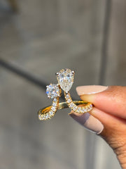 Hidden Bloom Lab Diamond Ring | GEMSURE