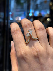 Hidden Bloom Lab Diamond Ring | GEMSURE