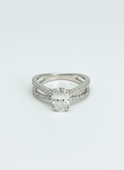 Secret Eternity 65 Pointer Lab Diamond Ring | GEMSURE
