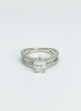 Secret Eternity 65 Pointer Lab Diamond Ring | GEMSURE