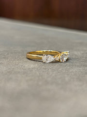 Midnight Echo Lab Diamond Ring | GEMSURE