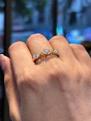 Midnight Echo Lab Diamond Ring | GEMSURE