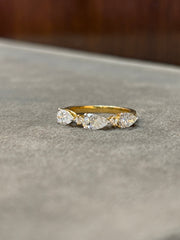 Midnight Echo Lab Diamond Ring | GEMSURE